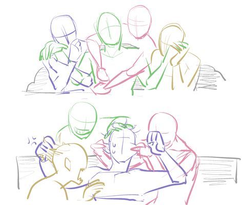 Featured image of post Friend Group Poses Drawing Reference